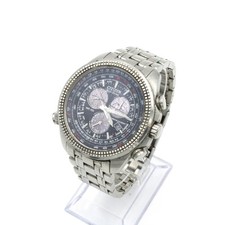 Relógio de pulso Citizen Eco-Drive masculino cronógrafo tom prata caixa 45mm #WB2376-3 comprar usado  Enviando para Brazil