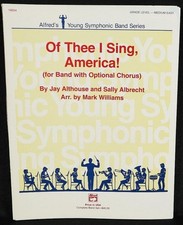Livro de partituras Of Thee I Sing America Alfred Young Symphonic comprar usado  Enviando para Brazil