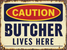 Caution butcher lives for sale  DUNSTABLE