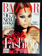 2011 BEYONCE Harper's BAZAAR TAILÂNDIA Moda Menina Mulher Revista Livro MEGA RARO, usado comprar usado  Enviando para Brazil