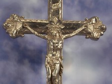 Standkreuz antik silber gebraucht kaufen  Herzogenrath