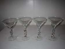 Vintage martini glasses for sale  Peoria Heights