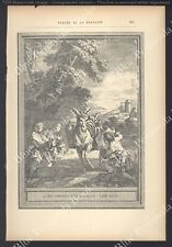 Gravure fables fontaine d'occasion  Douarnenez