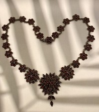 Antik granatschmuck collier gebraucht kaufen  Warthausen