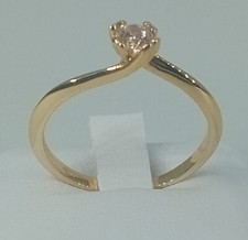Anello solitario oro usato  Torre del Greco