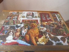 Quebra-cabeça White Mountain 1000 peças, "Dog House", completo como mostrado comprar usado  Enviando para Brazil