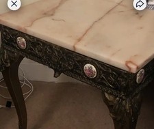 antique marble coffee table for sale  BUSHEY