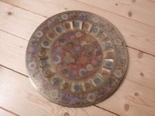 Wandteller messing bunt gebraucht kaufen  Schöneiche