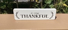 White painted thankful for sale  Kula