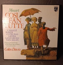 Usado, Philips 6707 025 - Mozart Cosi Fan Tutte - Baker - Davis - 4LP Box Set W Book  comprar usado  Enviando para Brazil