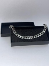 Pulseira de aço masculina. Pulseira masculina de aço inoxidável. Polido - Um ótimo presente, usado comprar usado  Enviando para Brazil