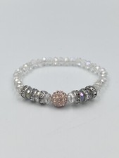 Crystal beaded clear for sale  LONDON