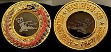 Bruce Lee Glass Gold Coin Signed Kick King Fu 1940 Hologram Karate Hong Kong 3D for sale  SALFORD