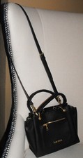Bolsa de mão Steve Madden preta couro sintético pequena/média tiracolo bolsa comprar usado  Enviando para Brazil