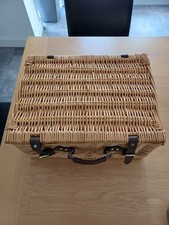 Wicker picnic basket for sale  KIRKCALDY