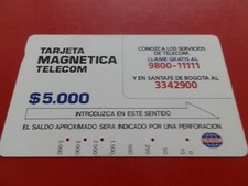 Colombia scheda telefonica usato  Milano