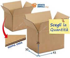 Scatola cartone 43x30x25 usato  Serra de Conti