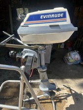 1984 Evinrude 4HP motor de popa - eixo curto funciona bem 2 tempos comprar usado  Enviando para Brazil