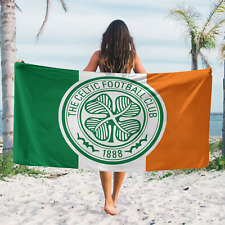 TOALHA DE PRAIA FUTEBOL CELTA E IRLANDA MICROFIBRA LIVRE BROCHE CRACHÁ GRÁTIS CORREIO DO REINO UNIDO comprar usado  Enviando para Brazil