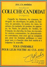 Affiche poster coluche d'occasion  Saint-Georges-de-Didonne