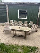 Teak garden furniture for sale  AMERSHAM