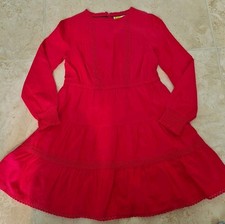 Usado, Mini Vestido Bordado Boden Feminino Forrado de Algodão Vermelho Idade 9-10 Anos Novo em Folha G7 comprar usado  Enviando para Brazil