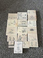 mounted wood stamps rubber for sale  Homedale