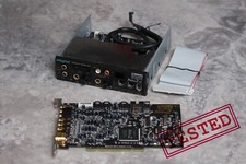 Placa de som PCI CREATIVE SB0350 Audigy 2 ZS com painel frontal SB0250 e cabos comprar usado  Enviando para Brazil