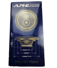 Antigo sistema de alto-falante Alpine 6362 3 vias 60 Watts com caixa comprar usado  Enviando para Brazil