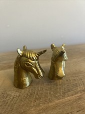 Usado, Conjunto de agitador de sal e pimenta unicórnio dourado metal pedra da sede exclusivo comprar usado  Enviando para Brazil