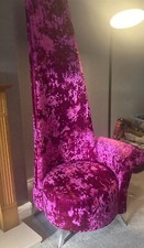Bright pink velvet for sale  THIRSK
