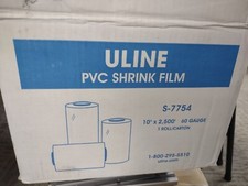 Filme retrátil Uline calibre 60 10” largura 2500 pés PVC S-7754, usado comprar usado  Enviando para Brazil