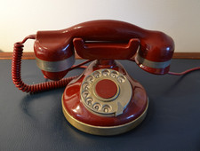 Telefono vintage rosso usato  Palermo