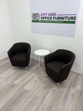 Tub chair brown for sale  WARRINGTON