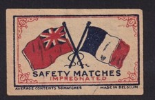 Antique match tag d'occasion  Expédié en Belgium