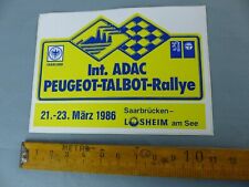 Autocollant peugeot talbot d'occasion  Alsting