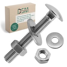 Schlossschrauben SET mit Mutter + Unterlegscheibe DIN 9021 – Edelstahl A2 M8-M10, usado comprar usado  Enviando para Brazil