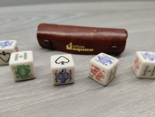 Jaques poker dice for sale  HARLOW