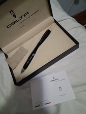 Usado, CANETA TINTEIRO DELTA NAPOLI OBLO DESIGN PROFUNDO ÓTIMO POR VOLTA DE 2008 não usada ESTADO comprar usado  Enviando para Brazil
