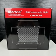 Neewer LED-NL660 LED painel bicolor luz de fotografia com estojo de viagem - NOVO ABERTO comprar usado  Enviando para Brazil