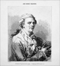 Portrait fragonard gravure d'occasion Portrait fragonard gravure d'occasion  Le Chesnay