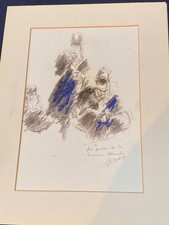 Beau pastel bretonne d'occasion  Pont-Aven