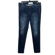 Jeans skinny Hollister padrão floral veludo flocado tamanho 9R comprar usado  Enviando para Brazil