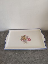 Plateau fleuri porcelaine d'occasion Plateau fleuri porcelaine d'occasion  Fayence