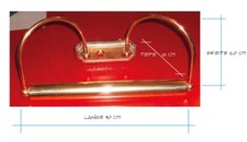 Bilderleuchte messing goldfarb gebraucht kaufen  Mespelbrunn