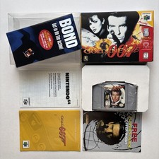 GoldenEye 007 Nintendo 64 N64 100% completo na caixa novo na caixa 1º lançamento autêntico comprar usado  Enviando para Brazil