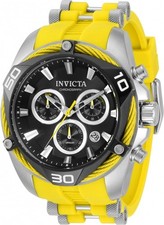 INVICTA Modelo 31313 - Parafuso Masculino - Quartzo Masculino - Pulseira de Silicone Amarela comprar usado  Enviando para Brazil