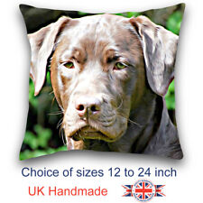 Chocolate labrador cushion for sale  WISBECH