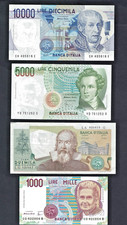 Lotto banconote 1000 usato  Colleferro