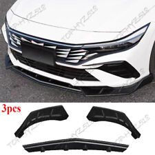 Para-choque dianteiro ABS carbono inferior spoiler divisor lábio para Hyundai Elantra 2024-2025 comprar usado  Enviando para Brazil